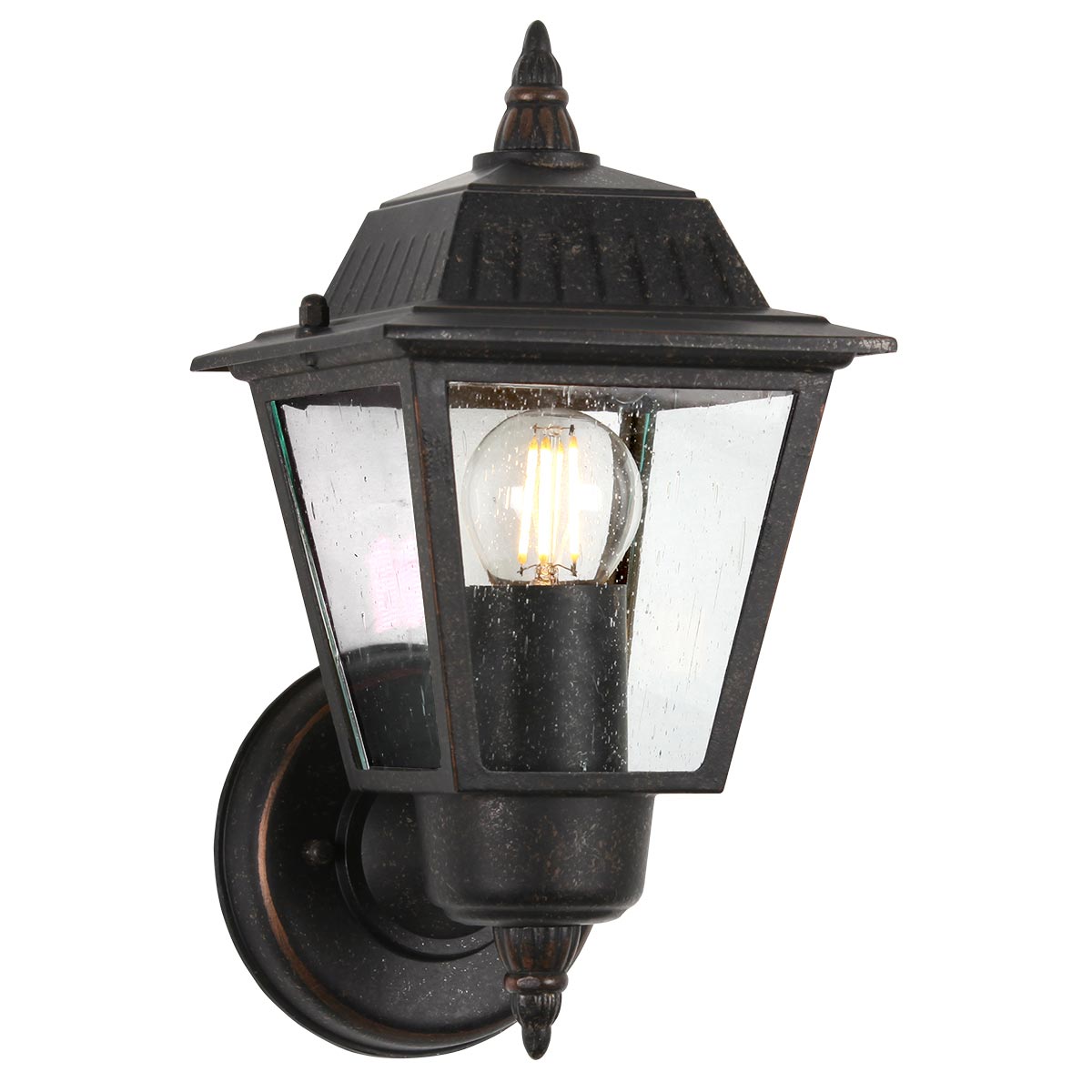 Außen-Wandleuchte Highnam (bronzefarben) 1x - Elstead Lighting