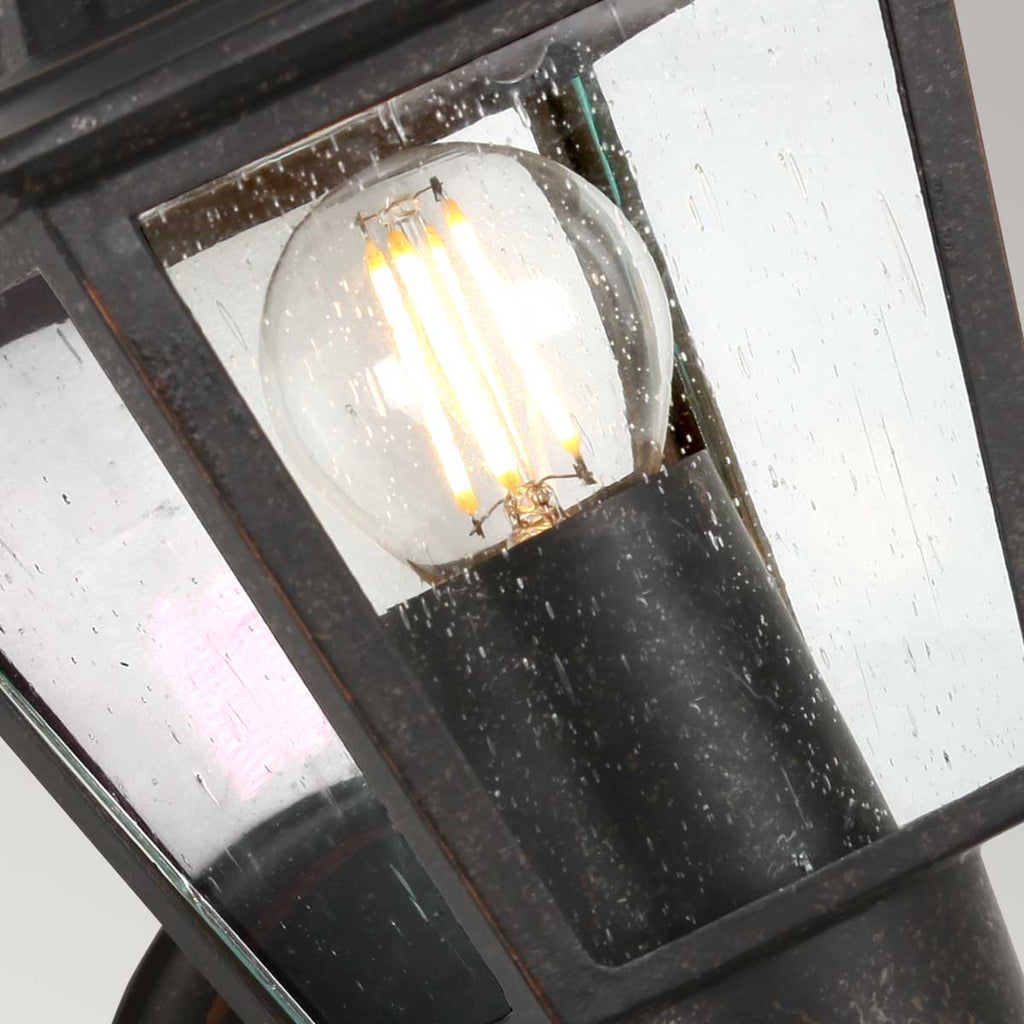 Außen-Wandleuchte Highnam (bronzefarben) 1x - Elstead Lighting