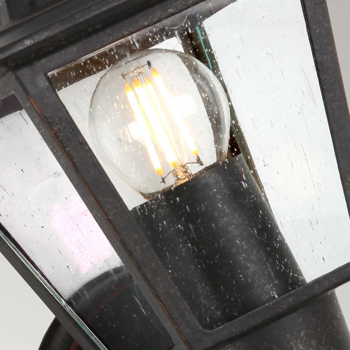 Außen-Wandleuchte Highnam (bronzefarben) 1x - Elstead Lighting