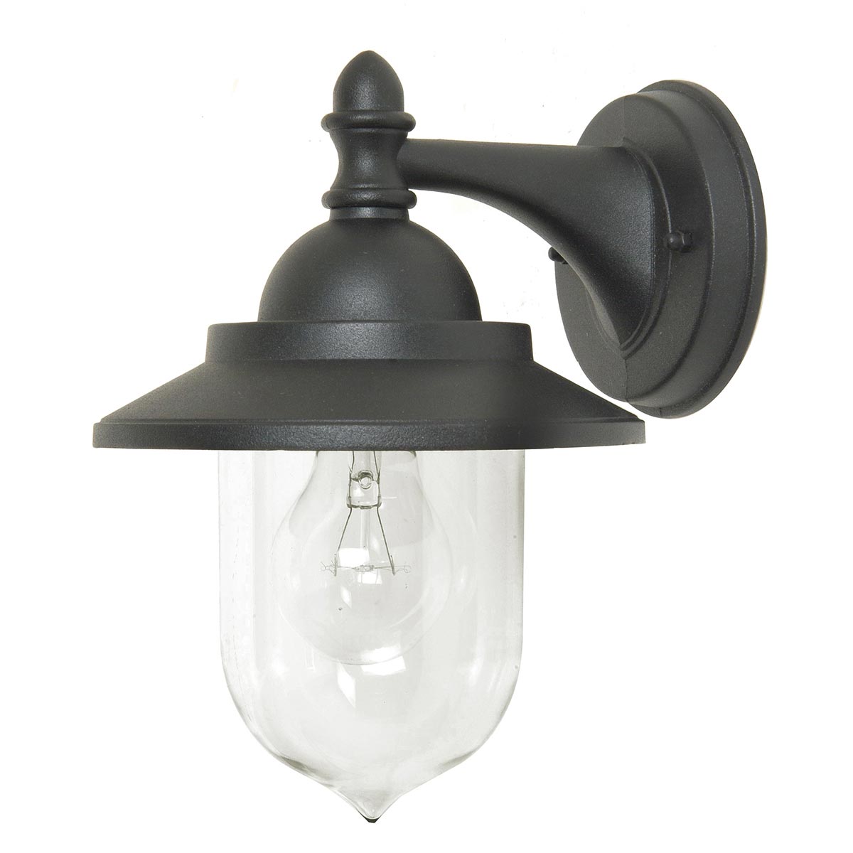 Außen-Wandleuchte Sandown (schwarz) 1x - Elstead Lighting