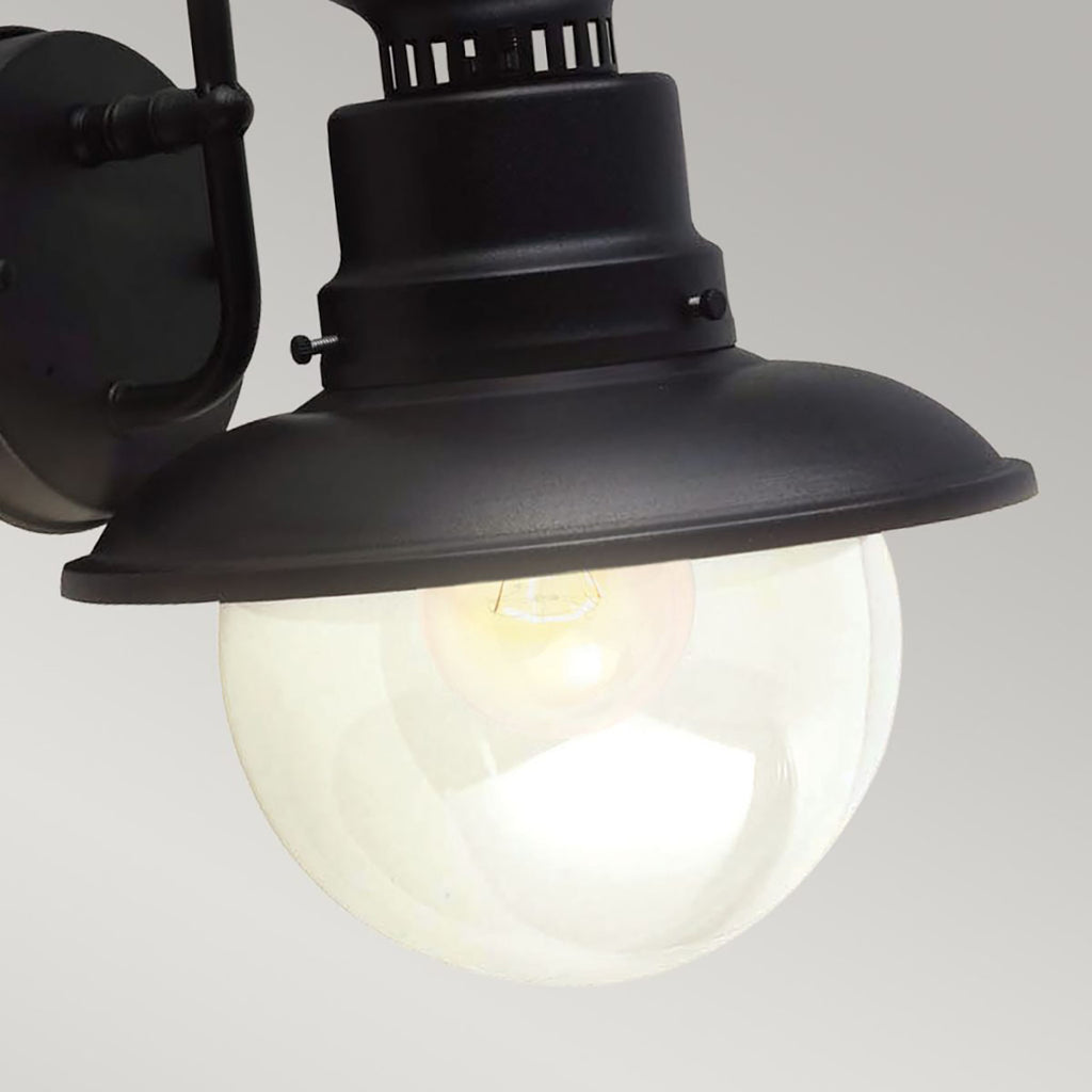 Außen-Wandleuchte Shipston (schwarz) 1x - Elstead Lighting