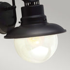 Außen-Wandleuchte Shipston (schwarz) 1x - Elstead Lighting