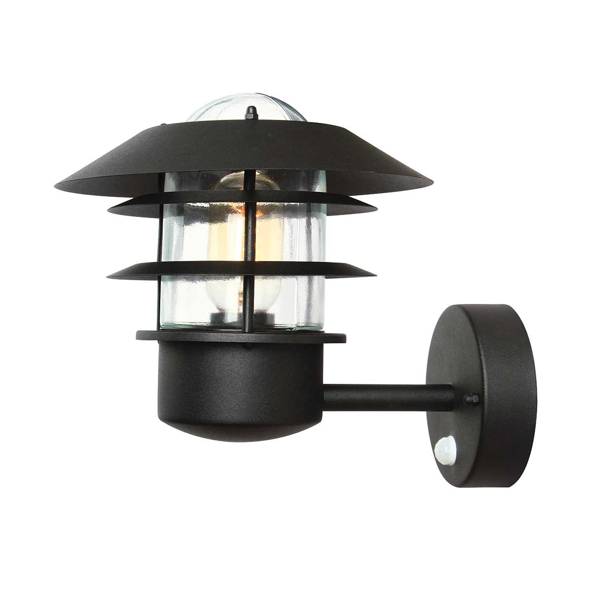 Außen-Wandleuchte Helsingor (schwarz) 1x - Elstead Lighting