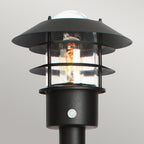 Außen-Stehleuchte Helsingor (schwarz) 1x - Elstead Lighting