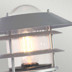 Außen-Wandleuchte Helsingor (silberfarben) 1x - Elstead Lighting