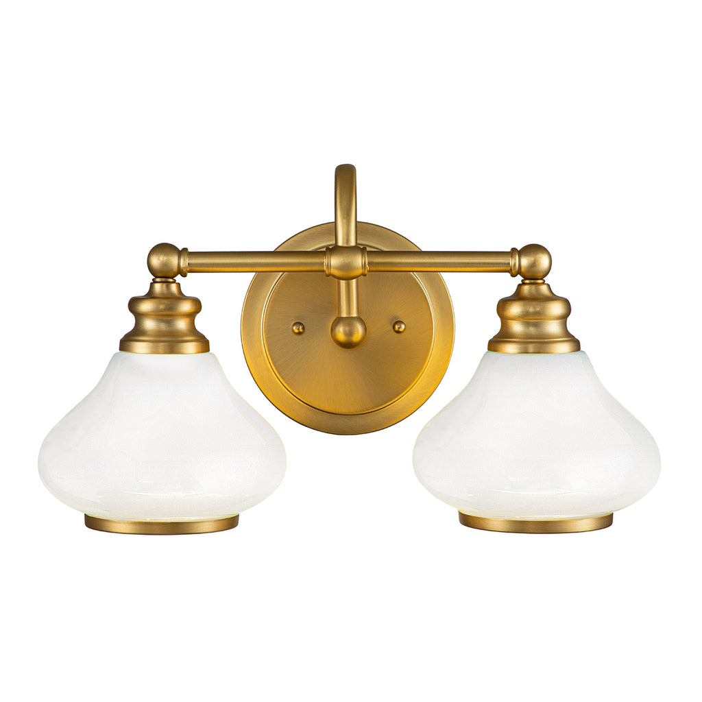 Bad-Wandleuchte Ainsley (messingfarben) 2x - Elstead Lighting