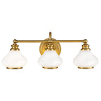 Bad-Wandleuchte Ainsley (messingfarben) 3x - Elstead Lighting