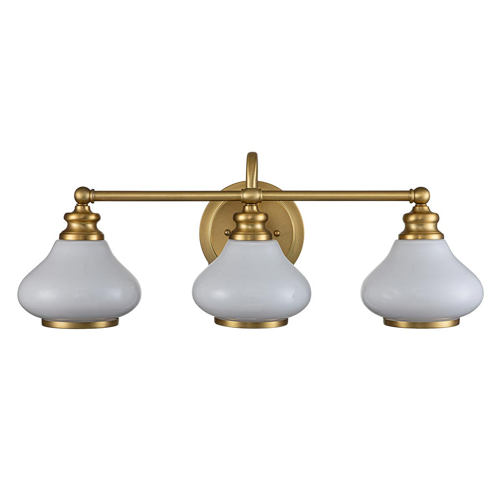 Bad-Wandleuchte Ainsley (messingfarben) 3x - Elstead Lighting