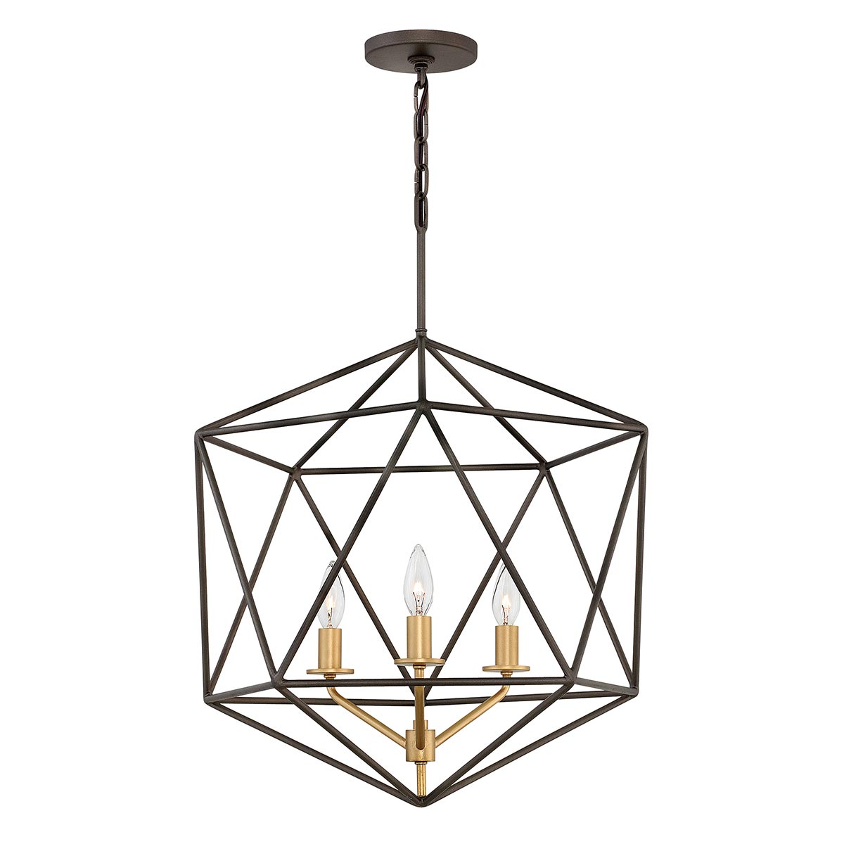 Pendelleuchte Astrid (bronzefarben) 3x - Elstead Lighting