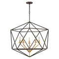 Pendelleuchte Astrid (bronzefarben) 5x - Elstead Lighting