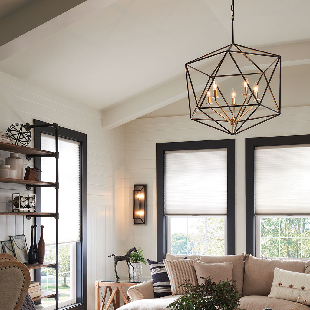 Pendelleuchte Astrid (bronzefarben) 5x - Elstead Lighting