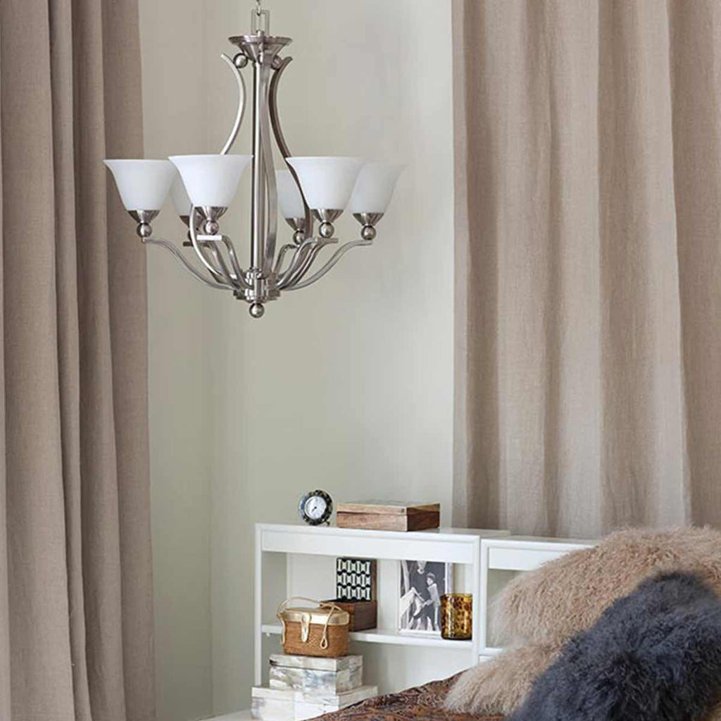 Pendelleuchte Bolla (Nickel) 5x - Elstead Lighting