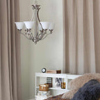 Pendelleuchte Bolla (Nickel) 5x - Elstead Lighting