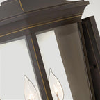 Außen-Wandleuchte Bromley (bronzefarben) 3x - Elstead Lighting