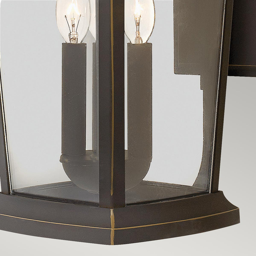 Außen-Wandleuchte Bromley (bronzefarben) 3x - Elstead Lighting