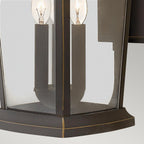 Außen-Wandleuchte Bromley (bronzefarben) 3x - Elstead Lighting