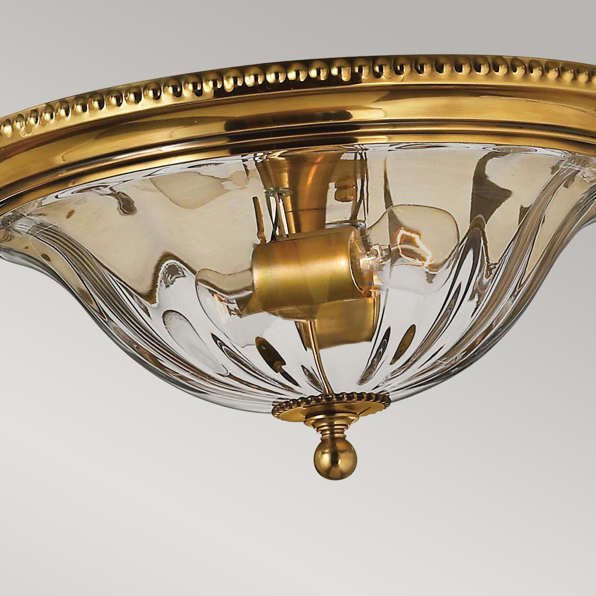 Deckenleuchte Cambridge (messingfarben) 2x - Elstead Lighting