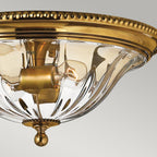 Deckenleuchte Cambridge (messingfarben) 2x - Elstead Lighting