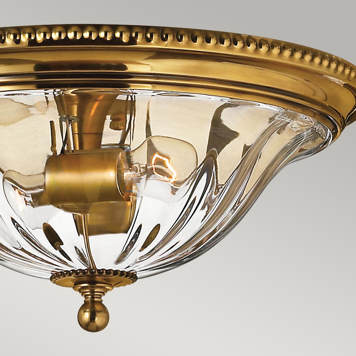 Deckenleuchte Cambridge (messingfarben) 2x - Elstead Lighting