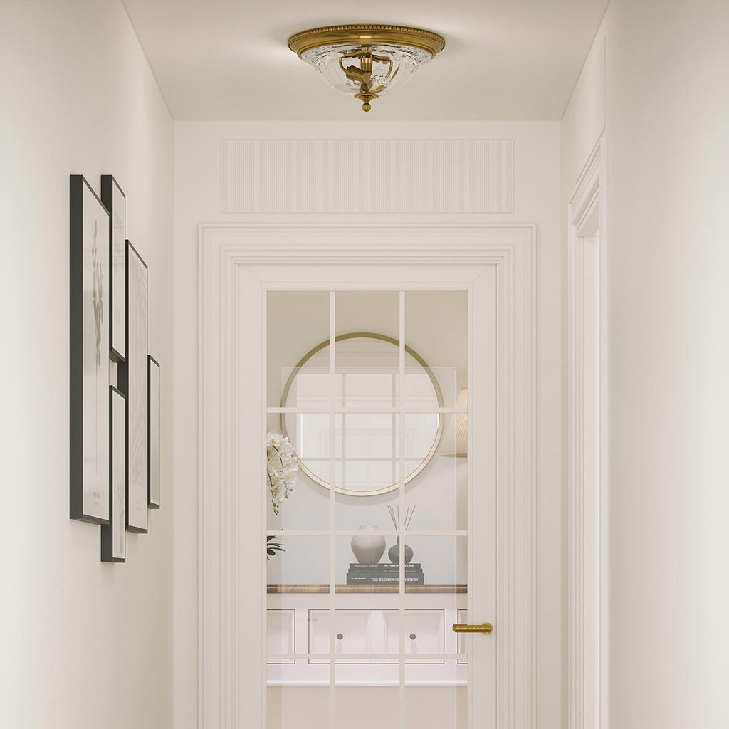 Deckenleuchte Cambridge (messingfarben) 2x - Elstead Lighting