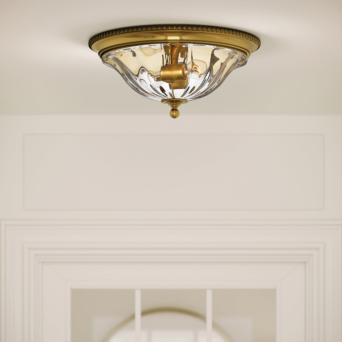 Deckenleuchte Cambridge (messingfarben) 2x - Elstead Lighting