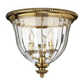 Deckenleuchte Cambridge (messingfarben) 3x - Elstead Lighting