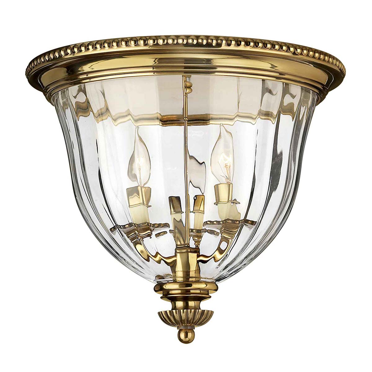 Deckenleuchte Cambridge (messingfarben) 3x - Elstead Lighting