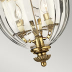 Deckenleuchte Cambridge (messingfarben) 3x - Elstead Lighting