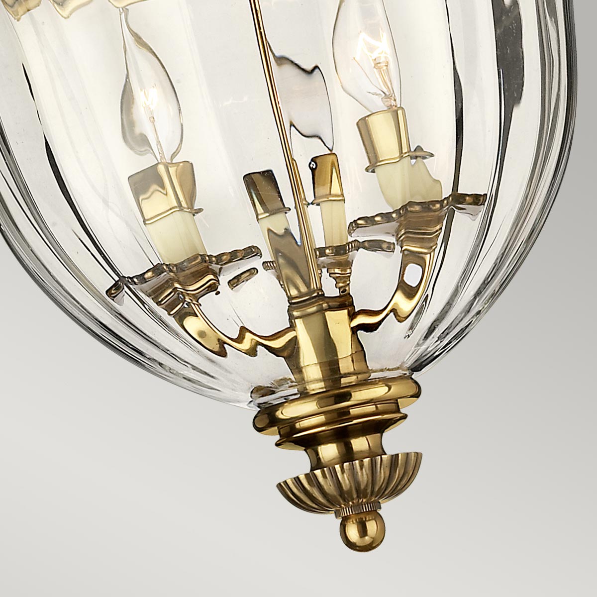 Deckenleuchte Cambridge (messingfarben) 3x - Elstead Lighting