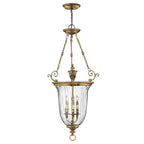 Pendelleuchte Cambridge (messingfarben) 3x - Elstead Lighting