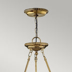 Pendelleuchte Cambridge (messingfarben) 3x - Elstead Lighting