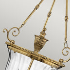 Pendelleuchte Cambridge (messingfarben) 3x - Elstead Lighting