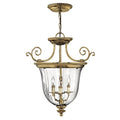 Pendelleuchte Cambridge (messingfarben) 3x - Elstead Lighting