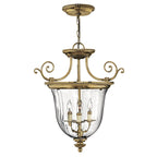 Pendelleuchte Cambridge (messingfarben) 3x - Elstead Lighting