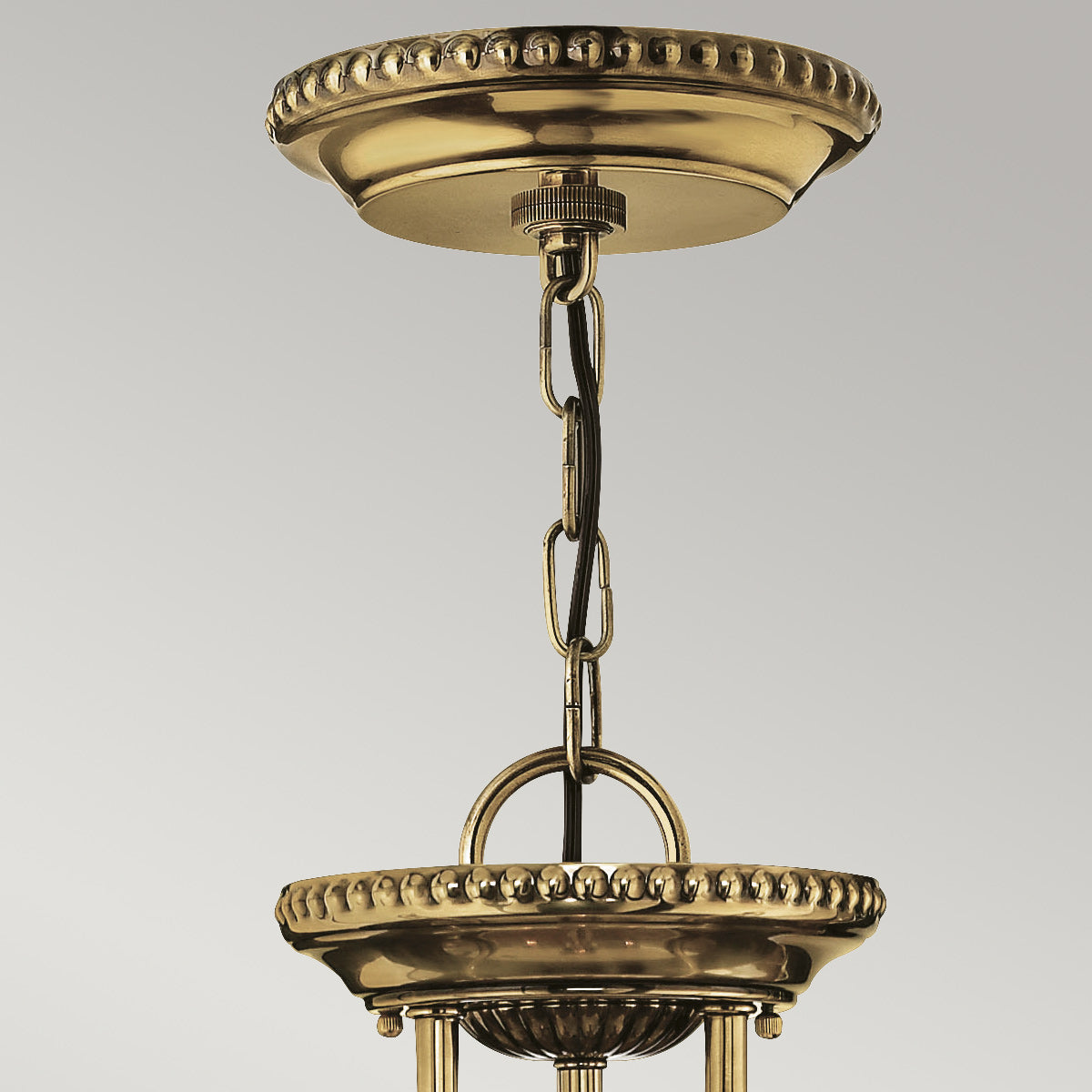 Pendelleuchte Cambridge (messingfarben) 3x - Elstead Lighting