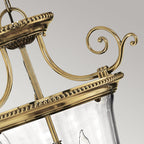 Pendelleuchte Cambridge (messingfarben) 3x - Elstead Lighting