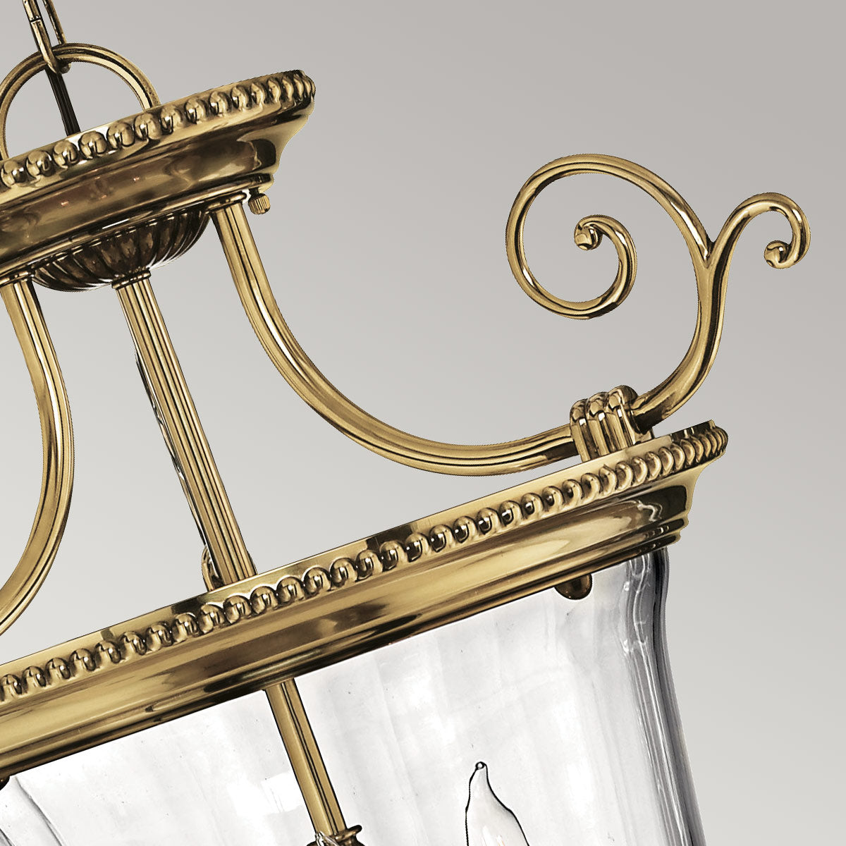 Pendelleuchte Cambridge (messingfarben) 3x - Elstead Lighting