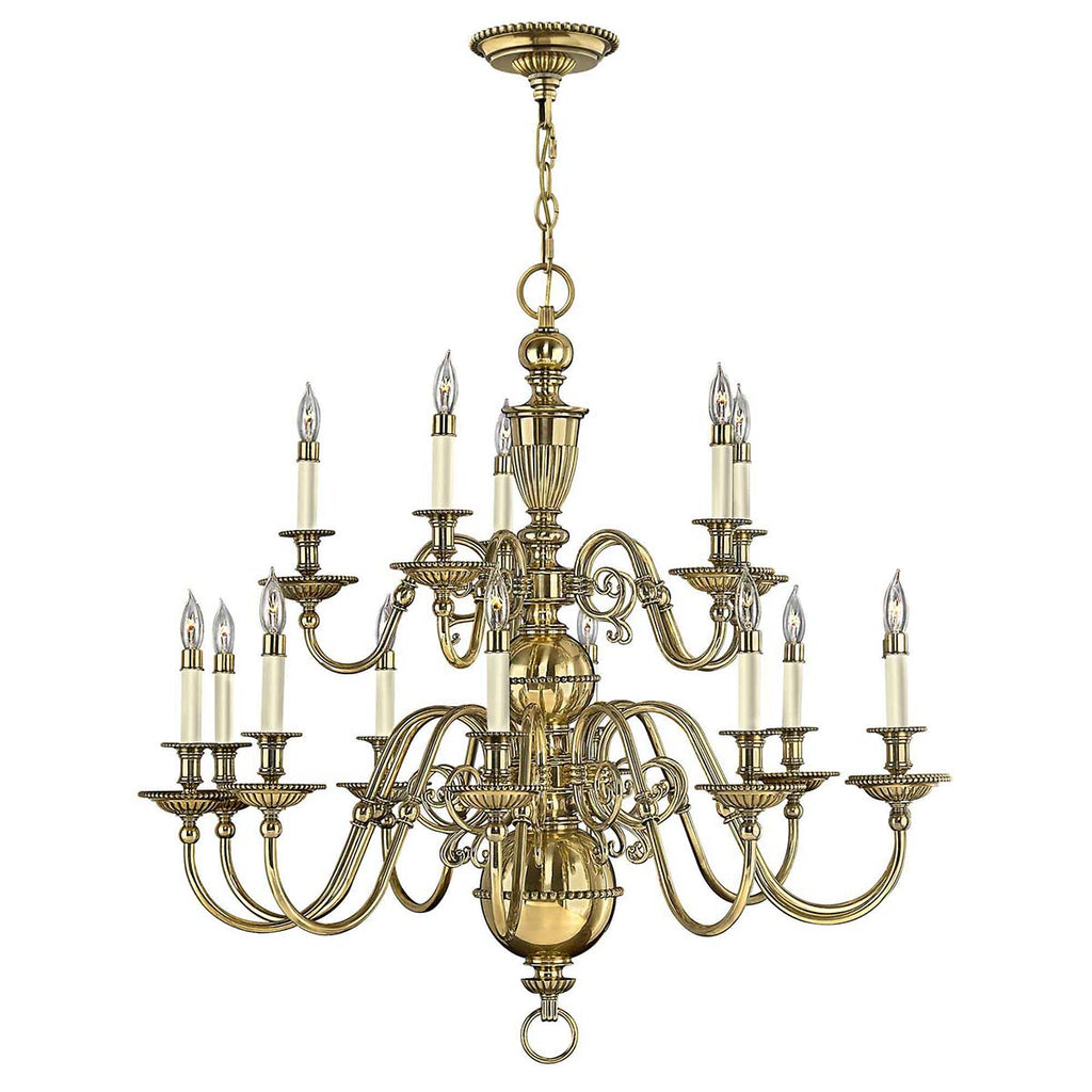Pendelleuchte Cambridge (messingfarben) 15x - Elstead Lighting
