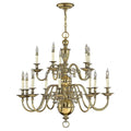 Pendelleuchte Cambridge (messingfarben) 15x - Elstead Lighting