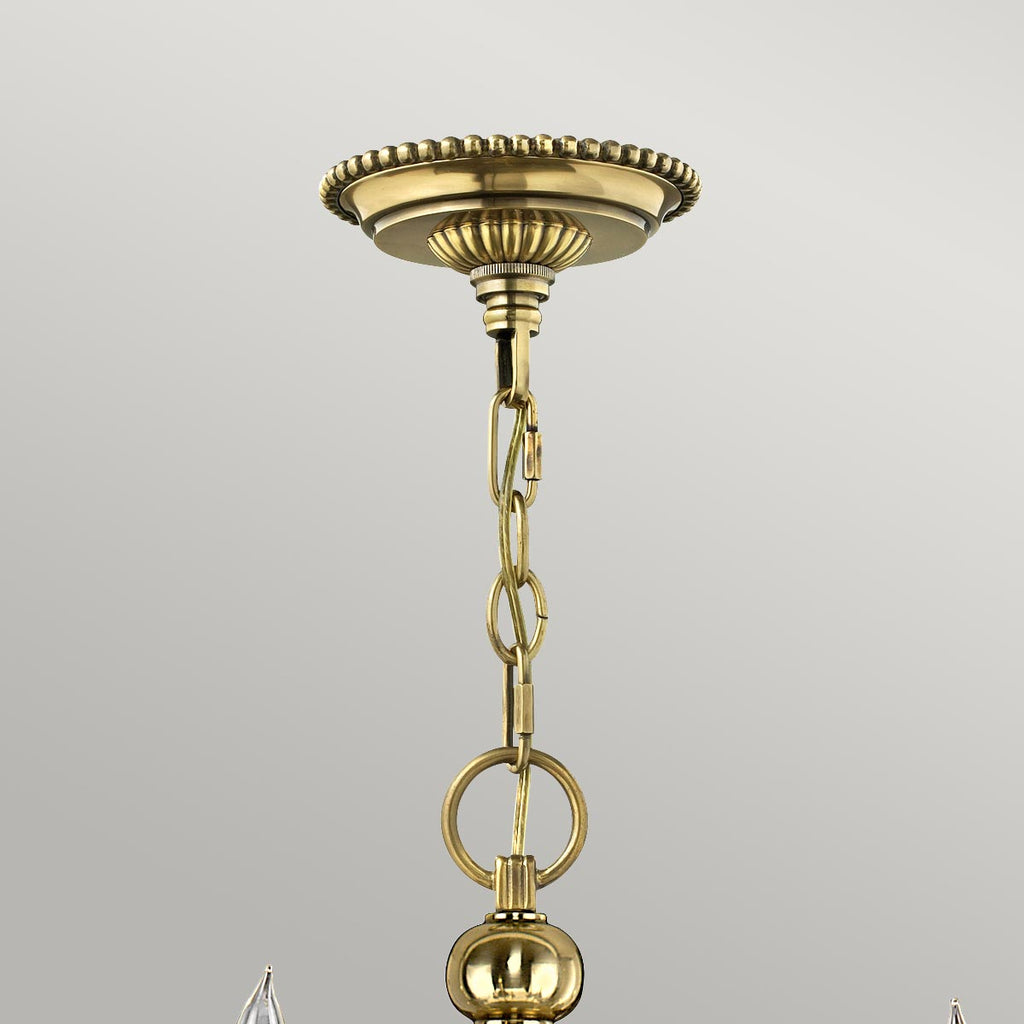 Pendelleuchte Cambridge (messingfarben) 15x - Elstead Lighting