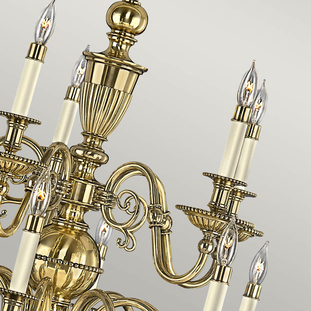 Pendelleuchte Cambridge (messingfarben) 15x - Elstead Lighting