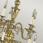 Pendelleuchte Cambridge (messingfarben) 15x - Elstead Lighting