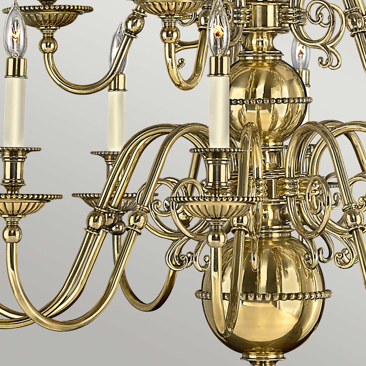 Pendelleuchte Cambridge (messingfarben) 15x - Elstead Lighting