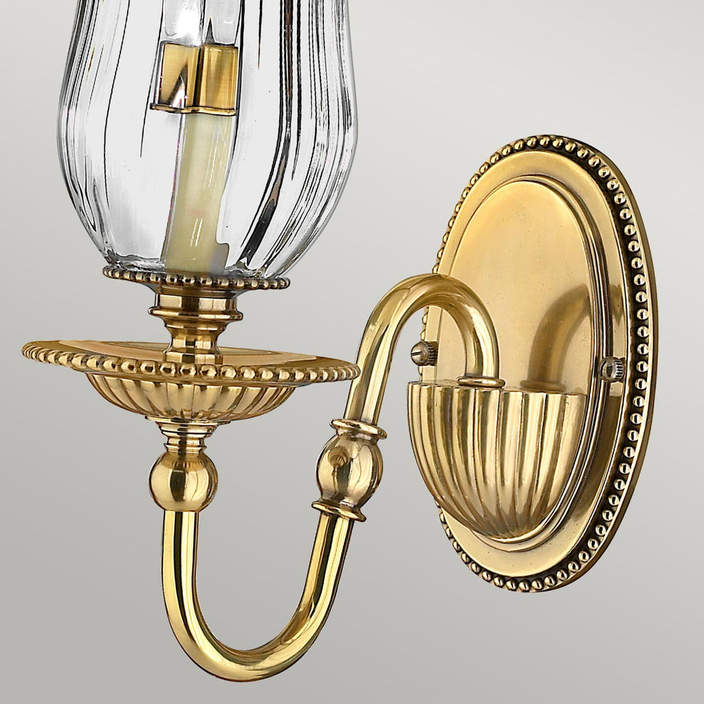 Wandleuchte Cambridge (messingfarben) 1x - Elstead Lighting