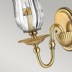 Wandleuchte Cambridge (messingfarben) 1x - Elstead Lighting