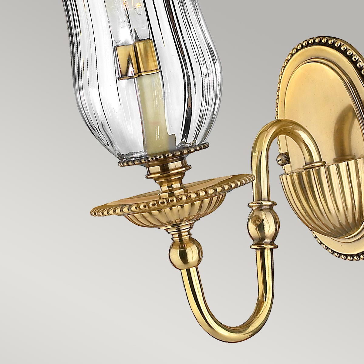 Wandleuchte Cambridge (messingfarben) 1x - Elstead Lighting