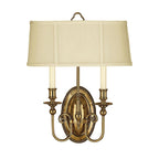 Wandleuchte Cambridge (schwarz) 2x - Elstead Lighting