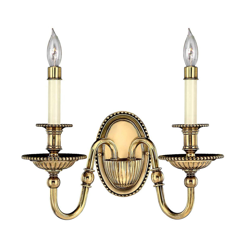 Wandleuchte Cambridge (Brushed Champagn) 2x - Elstead Lighting