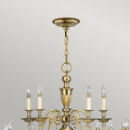 Pendelleuchte Cambridge (messingfarben) 25x - Elstead Lighting