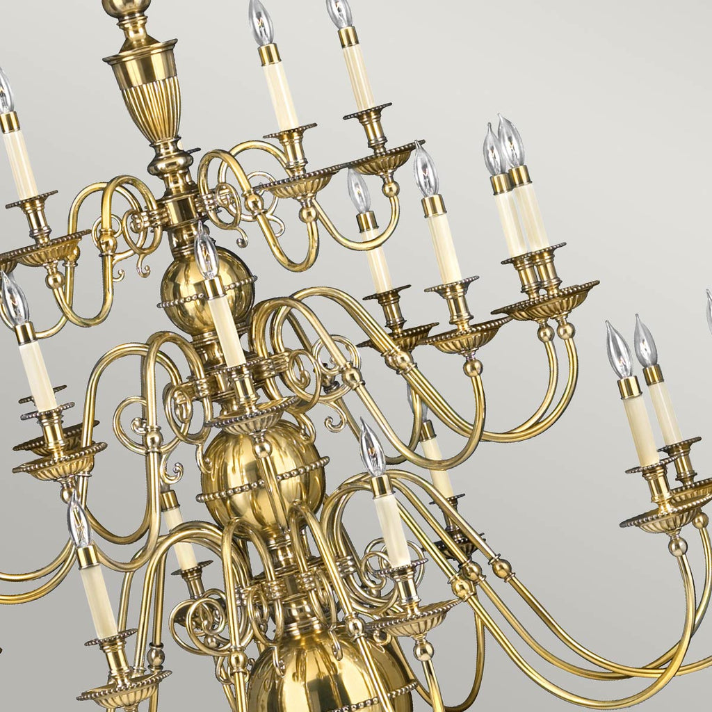 Pendelleuchte Cambridge (messingfarben) 25x - Elstead Lighting